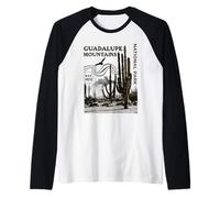 Parco Nazionale delle Montagne di Guadalupe Maglia con Maniche Raglan