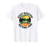 Parco Nazionale delle Montagne rocciose Colorado Souvenir Uomini Donne Maglietta