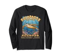 Parco Nazionale dell'Ecuador Isole Galapagos Souvenir di Snorkeling Maglia a Manica