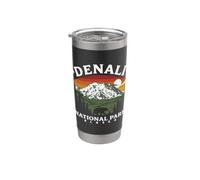 Parco Nazionale Denali Alaska Avventura Bicchiere termico in acciaio inox doppia parete