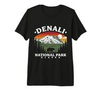 Parco Nazionale Denali Alaska Avventura Maglietta Premium