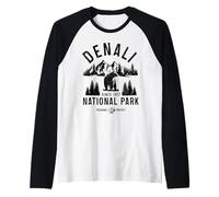 Parco Nazionale Denali Alaska Maglia con Maniche Raglan