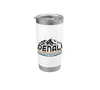 Parco Nazionale Denali Alaska Mountains Escursioni Bicchiere termico in acciaio inox doppia parete