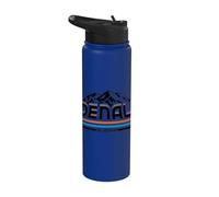 Parco Nazionale Denali Alaska Mountains Escursioni Stainless Steel Insulated Water Bottle