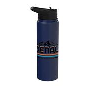 Parco Nazionale Denali Alaska Mountains Escursioni Stainless Steel Insulated Water Bottle