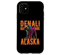 Parco Nazionale Denali Alaska USA Bear Design Custodia per iPhone 11