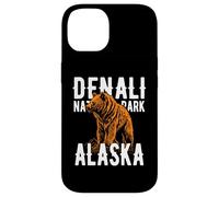 Parco Nazionale Denali Alaska USA Bear Style Design Custodia per iPhone 14