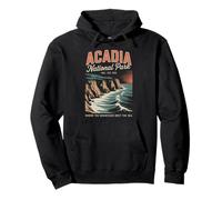 Parco Nazionale di Acadia - Parco Nazionale Classico Acadia Felpa con Cappuccio