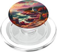 Parco Nazionale Di Acadia USA Bella Pittura A Olio PopSockets PopGrip per MagSafe