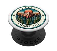 Parco nazionale di Banff Canada Montagne Tramonto PopSockets PopGrip Adesivo
