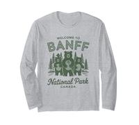 Parco Nazionale di Banff - Canadian Wilderness & Bears Maglia a Manica