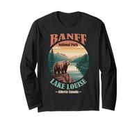 Parco Nazionale di Banff Lake Louise Alberta Canada Maglia a Manica
