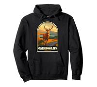 Parco nazionale di Cairngorms Scozia Vintage Travel Design Felpa con Cappuccio