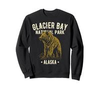 Parco Nazionale di Glacier bay, Alaska, USA, Bear Design Felpa