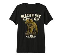 Parco Nazionale di Glacier bay, Alaska, USA, Bear Design Maglietta Premium