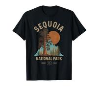Parco Nazionale di Sequoia Redwood Tree Vintage California Maglietta