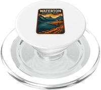 Parco nazionale di Waterton in stile vintage PopSockets PopGrip per MagSafe