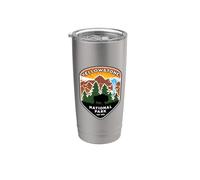 Parco Nazionale di Yellowstone Escursionismo Campeggio Bison Gey Bicchiere termico in acciaio inox doppia parete