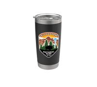 Parco Nazionale di Yellowstone Escursionismo Campeggio Bison Gey Bicchiere termico in acciaio inox doppia parete