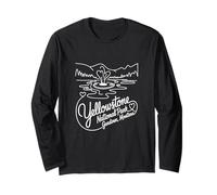 Parco Nazionale di Yellowstone, Montana Signature Heart Art Maglia a Manica
