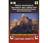 Parco Nazionale Dolomiti Bellunesi est. Monte Schiara, Monte Serva, Talvena, Spiz di Mezzodì, Caiada 1:30.000