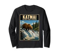 Parco Nazionale e riserva di Katmai, Alaska Maglia a Manica