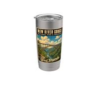 Parco nazionale e riserva di New River Gorge (Virginia Occidentale) Bicchiere termico in acciaio inox doppia parete