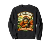 Parco Nazionale Gunung Leuser Orangutan Jungle Grafica Felpa