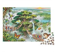 Parco Nazionale Manu Puzzle in Legno Impermeabile Puzzles Da 1000 Pezzi Per Adulti Sfidanti E Rompicapo Giochi Di Puzzle Impegnativi