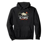 Parco Nazionale Olimpico Washington Souvenir Uomo Donna Felpa con Cappuccio