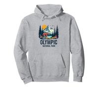 Parco Nazionale Olimpico Washington Souvenir Uomo Donna Felpa con Cappuccio