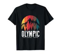 Parco Nazionale Olimpico Washington Vintage 70s 80s Montagna Maglietta