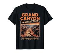 Parco Nazionale Vintage retrò del Grand Canyon Arizona Maglietta
