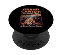 Parco nazionale vintage retrò del Grand Canyon Arizona PopSockets PopGrip Adesivo