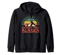 Parco nazionale Wrangell St. Elias Felpa con Cappuccio
