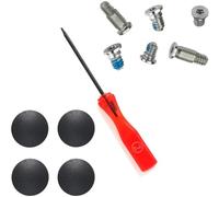 Pardarsey Set di 6 viti di ricambio per scocca inferiore + 1 cacciavite pentalobo a 5 punte per MacBook Pro Retina 16" A2141 MVVJ2LL/A MVVK2LL/A EMC 3347 anno 2019 (argento)