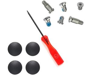 Pardarsey Set di 6 viti di ricambio per scocca inferiore + 1 cacciavite pentalobo a 5 punte per MacBook Pro Retina 16" A2141 MVVJ2LL/A MVVK2LL/A EMC 3347 anno 2019 (argento)