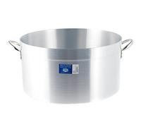 Pardini Albergo Casseruola Media con 2 Manici, Alluminio, Grigio, 50 cm