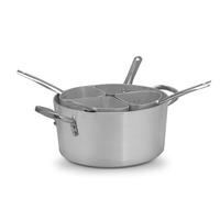 Pardini Serie 700 - Casseruola con 4 Spicchi, Alluminio, Grigio, 36 cm