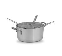 Pardini Casseruola Media con 4 Spicchi, Alluminio, Grigio, 36 cm
