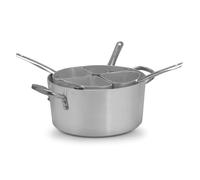Pardini Casseruola Media con 4 Spicchi, Alluminio, Grigio, 40 cm