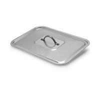PARDINI Coperchio Albergo Rettangolare Omnia 700 in Alluminio, Cm 30 X 22, Aluminium, Multicolore