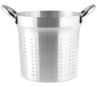 Pardini Omnia Colapasta Conico con 2 Manici, Alluminio, Grigio, 32 cm