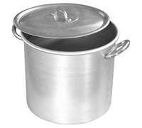 Pardini 449432 Pomodoro Pentola con Coperchio, Alluminio, 32 cm, Acciaio Inossidabile, Giallo