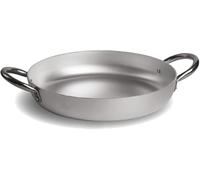 PARDINI - Tegame in alluminio da 20 cm altezza 5 cm. Spessore 3 millimetri. Con 2 maniglie. Linea professionale.