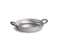 PARDINI - Tegame in alluminio da 24 cm altezza 5.5 cm. Spessore 3 millimetri. Con 2 maniglie. Linea professionale.
