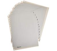 Pardo 658000 Separatore PP. 12 Alfabetico, Grigio