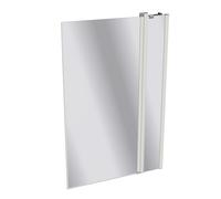 Pare-baignoire HÜPPE Design pure, avec segment fixe, 1 partie, largeur 950mm, hauteur 1500mm, 8P2001182380, 8P2001182380, Cabine doccia: Colore del profilo Bianco Edition Glass Vetro a specchio ESG