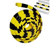 Pare-chocs d'angle - Protecteur mural adhésif robusta | Bordure murale en caoutchouc | Pour maison bureau table porte lit cheminée meuble garage bébé fenêtre protection sécurité