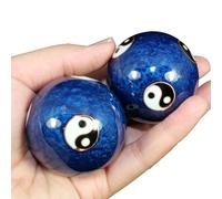 Pare Di Meditazione - 2x 1,85 Pollici Palline Di Salute Cinesi | Balls Da Baoding In Metallo | Pare Di Rilassamento Della Terapia Manuale, Sfera Per Esercizi Di Sollievo Da Stress, Ballo Di Salute Con